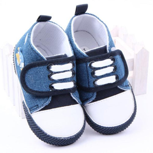 0-1 Year New Hot Baby Infant Toddler Boy Shoes Canvas Shoes Soft Sole Prewalker NW