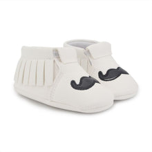 0-18 M Infant Newborn Baby Beard Tassel PU Shoes Soft Sole Crib Shoes Prewalker NW