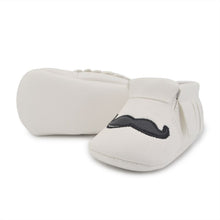 0-18 M Infant Newborn Baby Beard Tassel PU Shoes Soft Sole Crib Shoes Prewalker NW