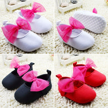 0-18 Months Infant Toddler Baby Shoes Kids Girls Soft Sole Bowknot Crib Shoes Newborn NW