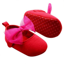 0-18 Months Infant Toddler Baby Shoes Kids Girls Soft Sole Bowknot Crib Shoes Newborn NW