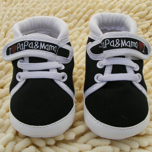0-18M Baby Infant Kids Boy Girls Soft Sole Canvas Sneaker Toddler Newborn Shoes New Lisa's Store NW