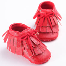 0-18M Child Boys Girls First Walkers Fringe Bebe Infant Toddler Shoes New Soft Kids PU Leather Baby Moccasins Soft Bottom Shoes NW
