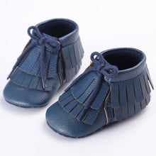 0-18M Child Boys Girls First Walkers Fringe Bebe Infant Toddler Shoes New Soft Kids PU Leather Baby Moccasins Soft Bottom Shoes NW