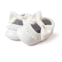0-18M Fashion Baby Shoes Soft Sole Moccasin Newborn Babies PU Tassel Bowknot Slip-on Prewalkers Lisa's Store NW