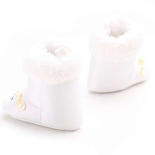 0-18M Hot Newborn Baby Girls First Plush Boots Toddler Infant Bebe Boots Soft Baby Shoes NW