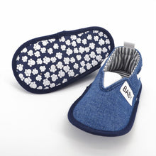 0-18M Infant Baby Girls Boys Soft Sole Crib Shoes Denim Jean Slip-On Prewalker First Walkers 2Colors NW