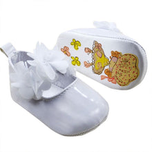 0-18M Infant Baby Girls Flower Princess PU Leather Toddler Crib Shoes Soft Sole First Walkers NW