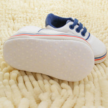 0-18M New Infant Baby Boys Girls Soft Sole Crib Shoes Lace Up Sneaker Newborn Toddler First Walkers Shoes NW