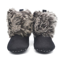 0-18M Toddler Baby Fleece Snow Boots Infant Kids Wool Fur Shoes Prewalker NW