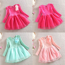 1-6Y Baby Girls Kids Party Princess Fluffy Flora Tutu Tulle Dress Cloth Sundress Princess Dresses NW