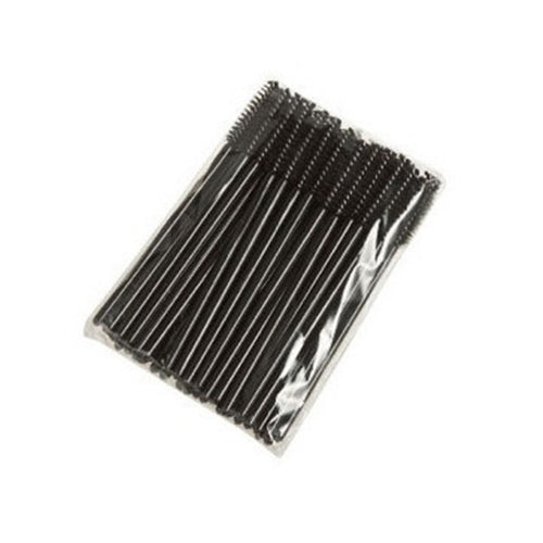 100PCS Eyelash Eye Lash Brush Mascara Wands Applicator Disposable Extension Tool NW
