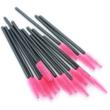 100PCS Eyelash Eye Lash Brush Mascara Wands Applicator Disposable Extension Tool NW