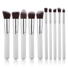 10pcs set Silver And Gold face makeup brush set powder blush contour foundation brush for face color cosmetics LZH7 NW