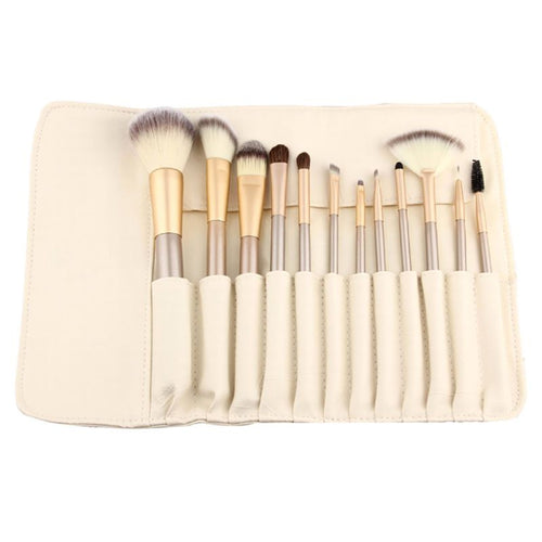 12 18 pcs Makeup Brush Set Synthetic Brushing Brush Professional Cosmetics Makeup Foundation Powder Blush Eyeliner Brushes LZH7 NW