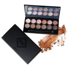 12 Colors Professional Makeup Smoky Eye Shadow Palette Glitter Shimmer Neutral Nude Cometics LZH7 NW