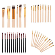 12Pcs Pro New Beauty Makeup Brushes Set Foundation Powder Eyeshadow Eyeliner Lip Blush Make Up Brush Tool NW
