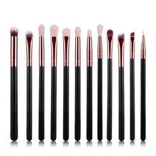 12Pcs Pro New Beauty Makeup Brushes Set Foundation Powder Eyeshadow Eyeliner Lip Blush Make Up Brush Tool NW