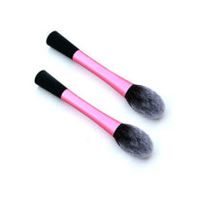 Makeup Brushes Beauty Blush Makeup Tools Pink Metal Handle Flame Shape Foundation Brush Head NW