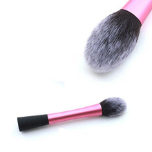 Makeup Brushes Beauty Blush Makeup Tools Pink Metal Handle Flame Shape Foundation Brush Head NW