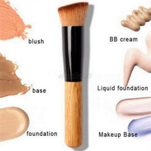 Makeup Powder Concealer Blush Liquid Foundation Wooden Brush Cosmetics Set NW