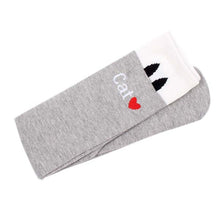 2-5Y Toddler Baby Girl Cat Pattern High Knee Socks Cotton Socks NW