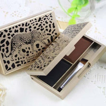2 Color Makeup Kit Eyebrow Powder Natural Shading Palette Shadow With Brush NW