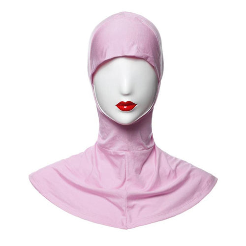 20 Color Hijab Islamic Band Neck Cover Head Wear Under Scarf Hat Cap Bone Bonnet NW