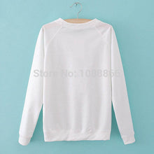 New Women Girls Cute Cartoon Owl Print Beaded Long Sleeve Shirt Pullover Crew Neck Sweatshirt Tops NW