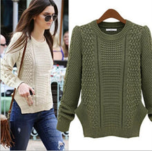 Fashion Long Sleeve Casual Pullovers Women Sweaters Tops Sweaters For Women 4 Colors Women Knitwears NW
