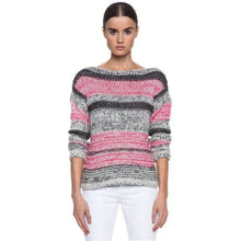 Brand Striped Women Sweater Long Sleeve Pullover Knitted Sweaters NW