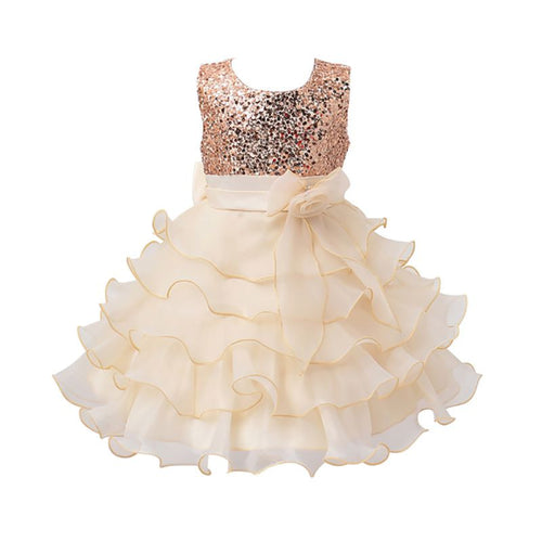 Baby Girl Dress Sequin Kids Toddler Girl Clothes Princess Tutu Baby Dresses Children\'s Dresses vestidos infantis NW