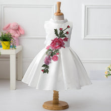 Baby Girl Princess Dress Kids Appliques Formal Floral Ball Gown Dresses Weeding Party NW