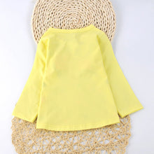 Hot Baby Kids Girl Clothes Cartoon Print T-shirts Tops Cute Cotton Long Sleeve Casual Children Tee Shirt Top NW