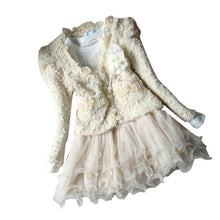 New Dress Jacket Beautiful Baby Girls Cardigan And Diamante Dress Tutu Dress Children Dress NW