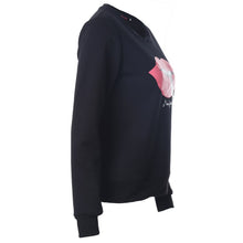 Plus Size Women Sweatshirts Sexy Red Big Lips Cigarette Printed Long-Sleeved Edge Pullovers Hoodies Causual Sudaderas NW