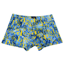 Sexy Men Printed Cotton Spandex Thong Jockstrap G-string Underwear Boxer M-XXL NW