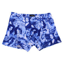 Sexy Men Printed Cotton Spandex Thong Jockstrap G-string Underwear Boxer M-XXL NW