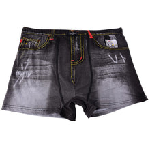 Sexy Men Printed Cotton Spandex Thong Jockstrap G-string Underwear Boxer M-XXL NW