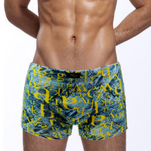 Sexy Men Printed Cotton Spandex Thong Jockstrap G-string Underwear Boxer M-XXL NW