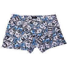 Sexy Men Printed Cotton Spandex Thong Jockstrap G-string Underwear Boxer M-XXL NW