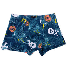 Sexy Men Printed Cotton Spandex Thong Jockstrap G-string Underwear Boxer M-XXL NW