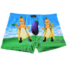 Sexy Men Printed Cotton Spandex Thong Jockstrap G-string Underwear Boxer M-XXL NW