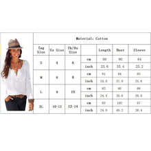 O Neck Long Sleeve Button Casual Cotton Blouses Women Blusas Femininas Tops Clothing XL NW