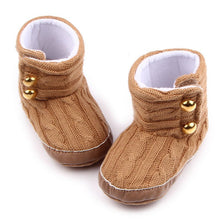 Infant Toddler Baby Boys Girls First Walkers Keep Warm Baby Shoes Booty Newborn Baby Crib Snow Knitting Solid Shoes NW