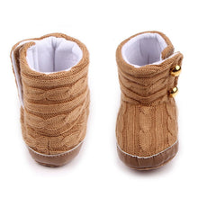 Infant Toddler Baby Boys Girls First Walkers Keep Warm Baby Shoes Booty Newborn Baby Crib Snow Knitting Solid Shoes NW