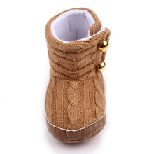 Infant Toddler Baby Boys Girls First Walkers Keep Warm Baby Shoes Booty Newborn Baby Crib Snow Knitting Solid Shoes NW