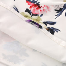 Women Floral Regular Sleeves O-Neck Cosy Fashion Casual Style Lady Shirts LZH7 NW