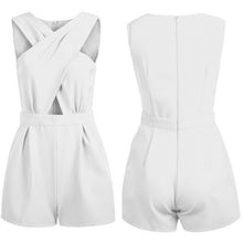 Women Girls Clubwear V Neck Playsuit Bodycon Party Jumpsuit Romper Trousers S-XL NW