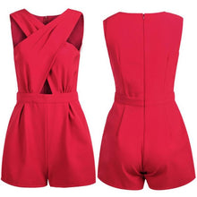 Women Girls Clubwear V Neck Playsuit Bodycon Party Jumpsuit Romper Trousers S-XL NW